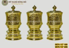 Bộ đài thờ cúng bằng đồng